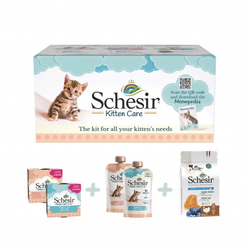 Alimentation pour chat - Schesir kit kitten care pour chats