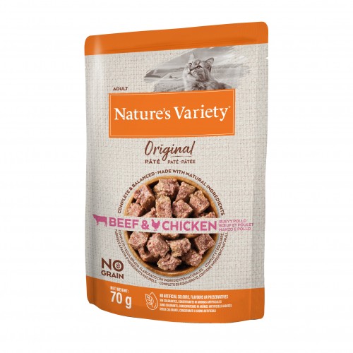 Alimentation pour chat - Nature's Variety Original No Grain Adult - Multipack 12 x 70 g pour chats