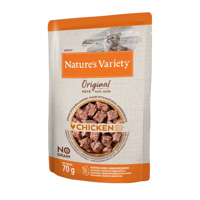 Alimentation pour chat - Nature's Variety Original No Grain Adult - Multipack 12 x 70 g pour chats