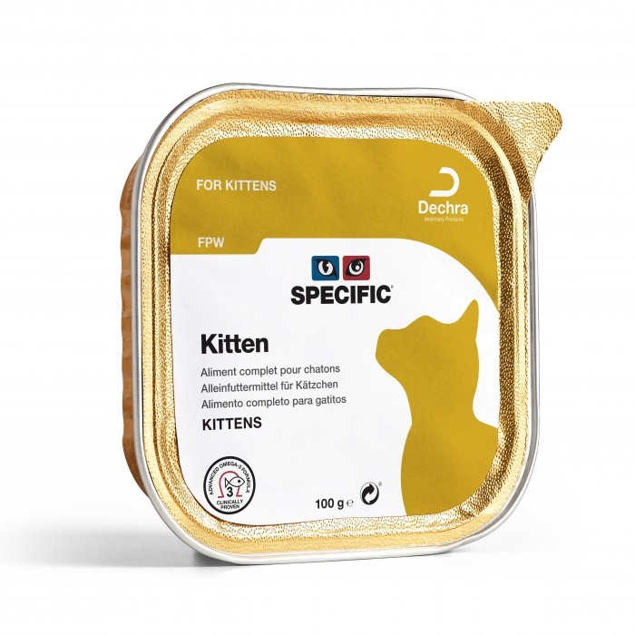 Alimentation pour chat - SPECIFIC Kitten FPW - Lot 7 x 100 g pour chats