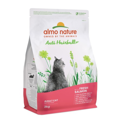 Alimentation pour chat - Almo Nature Croquettes Chat Adulte - Holistic Anti Hairball pour chats