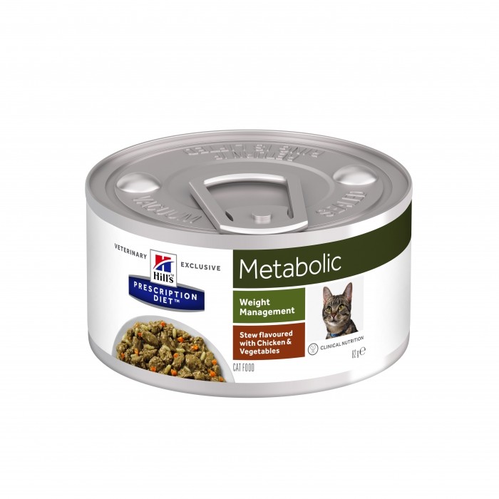 HILL'S Prescription Diet Metabolic - Pâtée pour chat-Metabolic Feline Mijoté