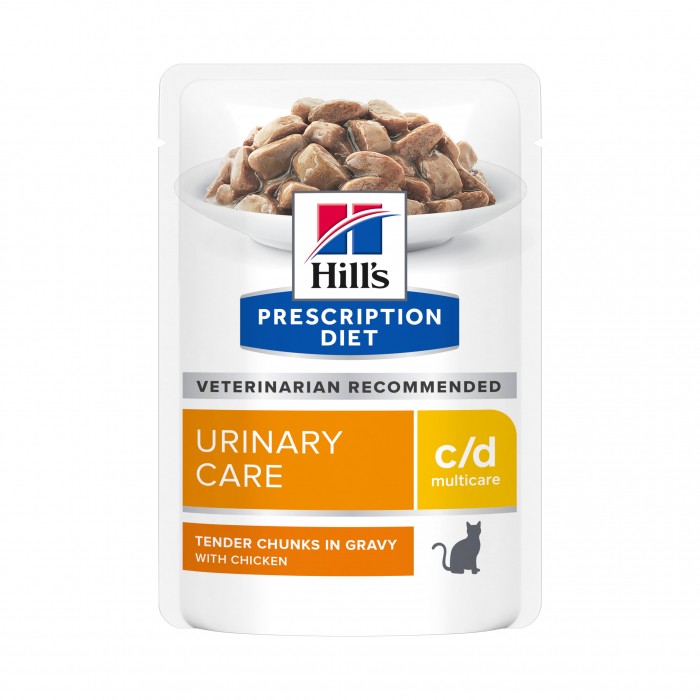 HILL'S Prescription Diet c/d Multicare Urinary Care - Pâtée pour chat-c/d Multicare Feline Mijoté