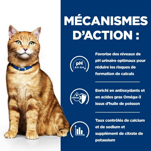 Alimentation pour chat - HILL'S Prescription Diet c/d Urinary Care Mutlicare au Poulet - Croquettes pour chat pour chats