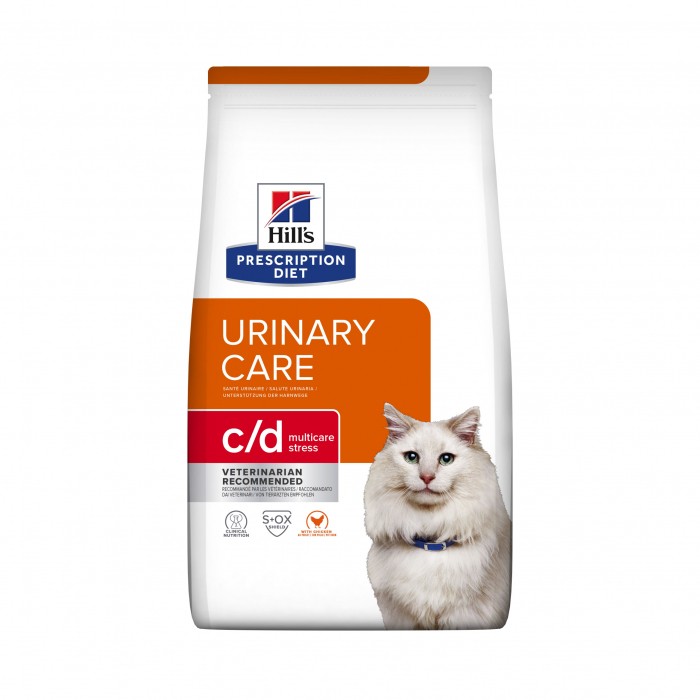 Hill's Prescription Diet c/d Urinary Stress - Croquettes pour chat-Feline c/d Urinary Stress