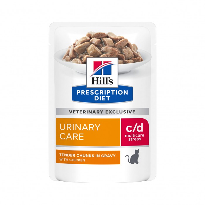 Hill's Prescription Diet c/d Urinary Stress - Pâtée pour chat-c/d Urinary Stress Feline Mijoté