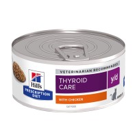 Aliment médicalisé pour chat - HILL'S Prescription Diet y/d Thyroid Care en terrine au Poulet - Pâtée pour chat 