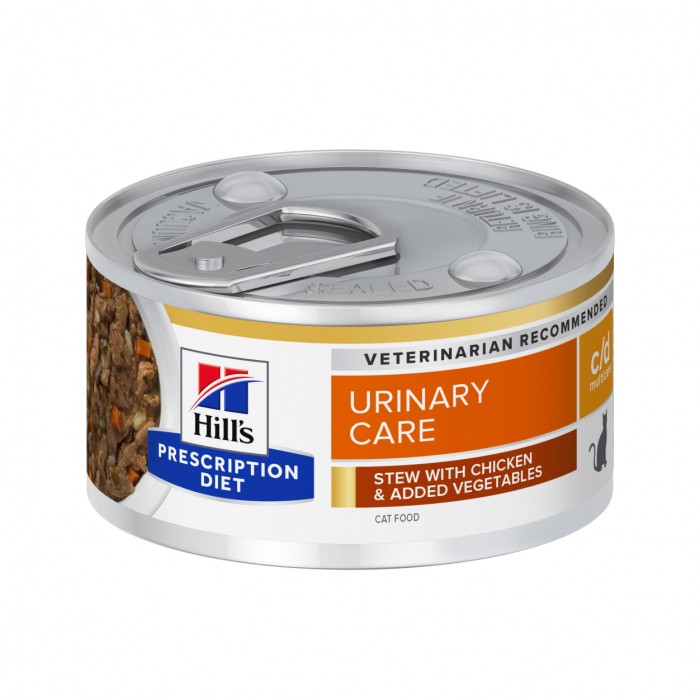 HILL'S Prescription Diet c/d Multicare Urinary Care - Pâtée pour chat-c/d Multicare Feline Mijoté