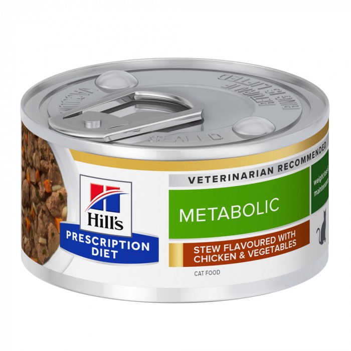 HILL'S Prescription Diet Metabolic - Pâtée pour chat-Metabolic Feline Mijoté