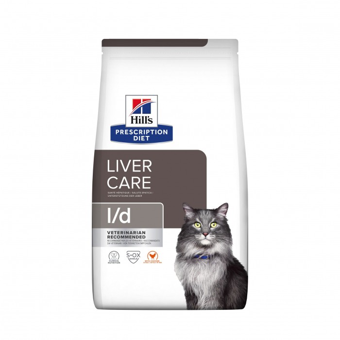 Hill's Prescription Diet l/d Liver Care - Croquettes pour chat-Feline L/d