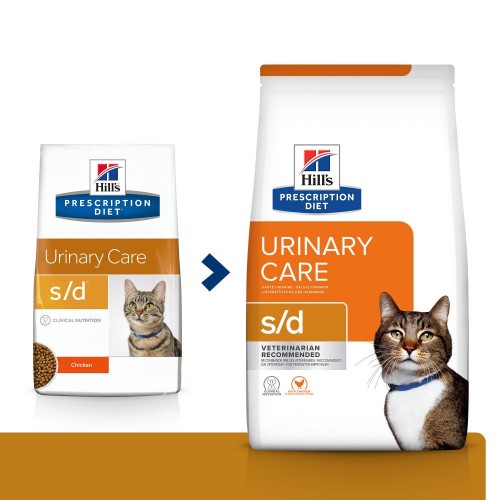 Alimentation pour chat - Hill's Prescription Diet s/d Urinary Care au Poulet - Croquettes pour chat pour chats