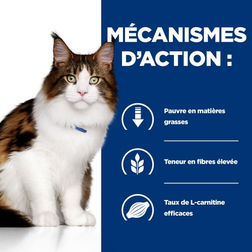 Alimentation pour chat - HILL'S Prescription Diet w/d Multi Benefit au Poulet - Croquettes pour chat pour chats