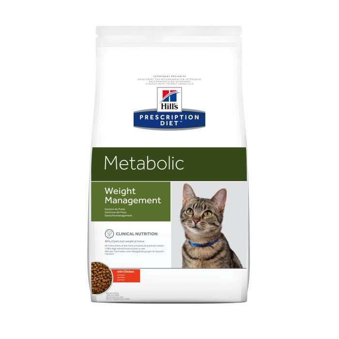 Objectif poids idéal - HILL'S Prescription Diet Metabolic au Poulet - Croquettes pour chat pour chats