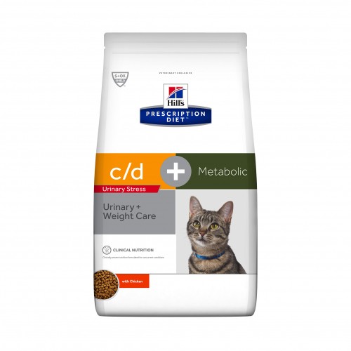 Alimentation pour chat - Hill's Prescription Diet c/d Urinary Stress Multicare + Metabolic - Croquettes pour chat pour chats
