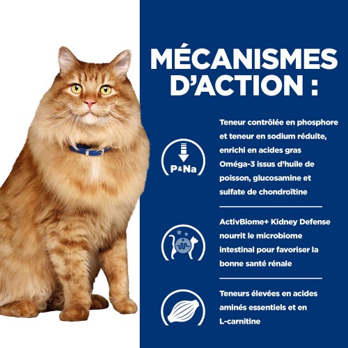Alimentation pour chat - HILL'S Prescription Diet k/d j/d Kidney + Mobility en bouchées mijotées en poulet - Pâtée pour chat pour chats