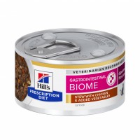 Aliment médicalisé pour chat - HILL'S Prescription Diet Gastrointestinal Biome en Mijotés au Poulet - Pâtée pour chat 