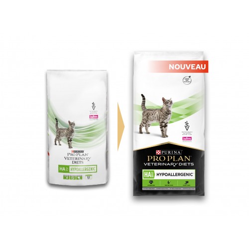 Alimentation pour chat - Proplan Veterinary Diets HA Hypoallergenic pour chats