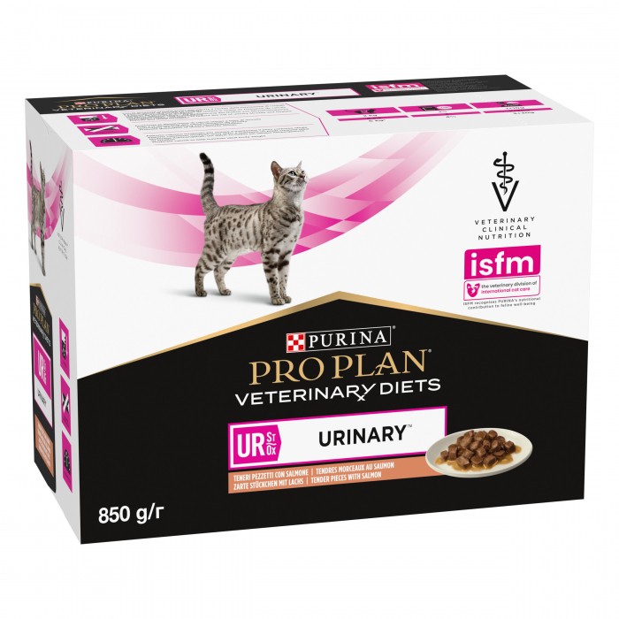 Alimentation pour chat - Pro Plan Veterinary Diets UR St/Ox Urinary – Pâtée en bouchées pour chat pour chats