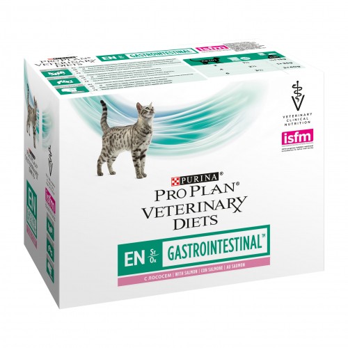 Alimentation pour chat - Pro Plan Veterinary Diets EN St/Ox Gastrointestinal – Pâtées en bouchées pour chat pour chats