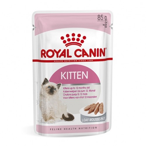Alimentation pour chat - Royal Canin Kitten - Mousses pour chaton pour chats