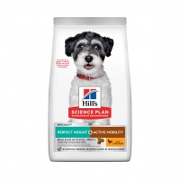 Croquettes pour chien - Hill's Science Plan Perfect Weight & Active Mobility Adult Small & Mini au Poulet - Croquettes pour chien 