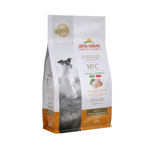 Alimentation pour chien - Almo Nature Croquettes Chien Adulte - HFC Extra Small & Small pour chiens