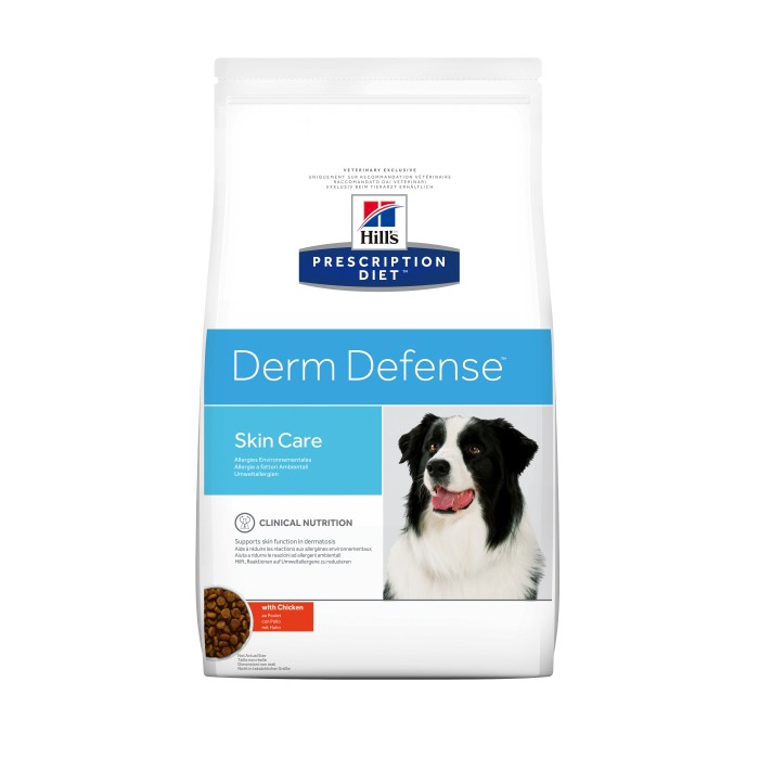 Alimentation pour chien - HILL'S Prescription Diet Derm Defense au Poulet - Croquettes pour chien pour chiens