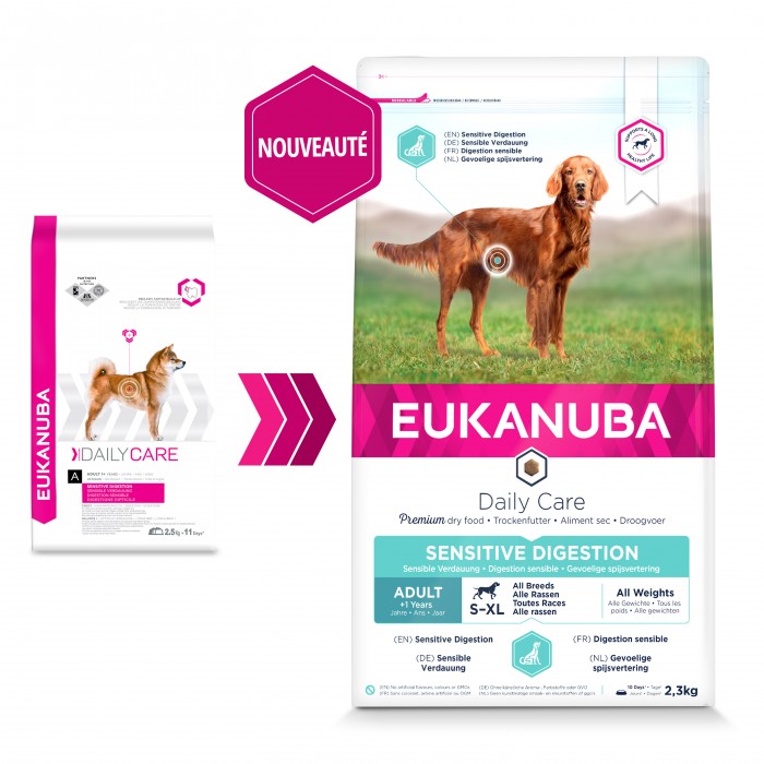 Alimentation pour chien - Eukanuba Daily Care Sensitive Digestion pour chiens