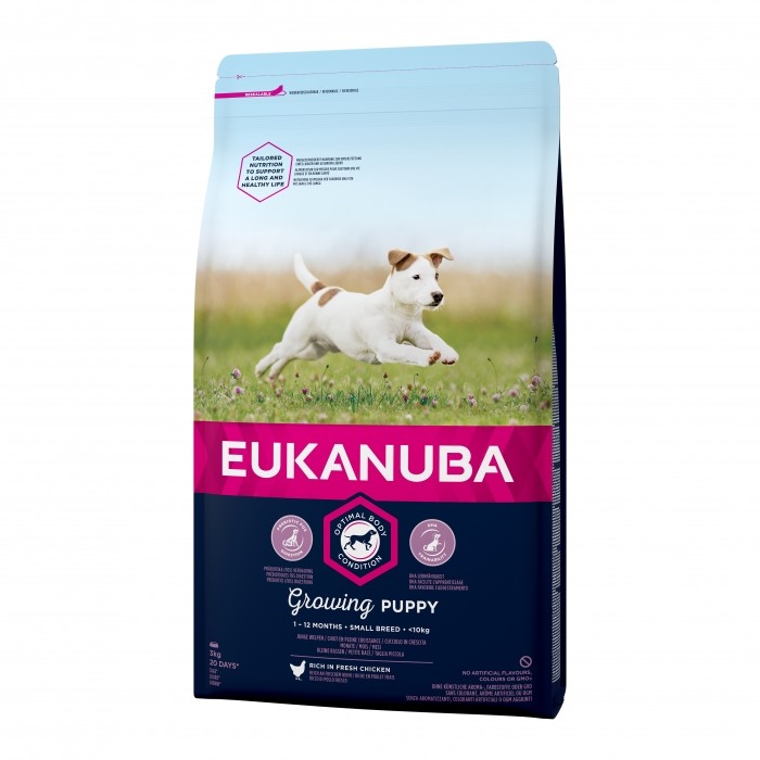 Alimentation pour chien - Eukanuba Growing Puppy Small Breed - Poulet pour chiens
