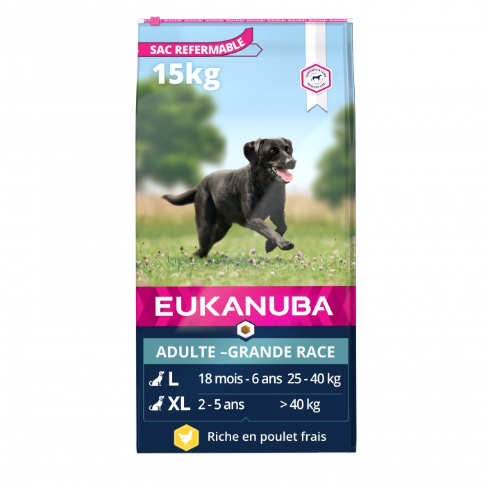 Alimentation pour chien - Eukanuba Active Adult Large Giant Breed - Poulet pour chiens