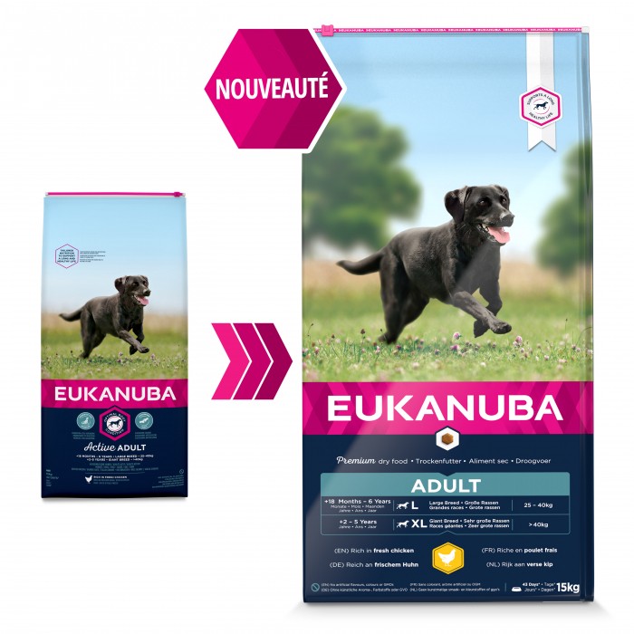 Care Friday - Eukanuba Active Adult Large Giant Breed - Poulet pour chiens