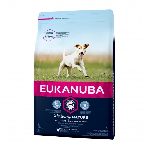 Alimentation pour chien - Eukanuba Thriving Mature Small Breed - Poulet pour chiens