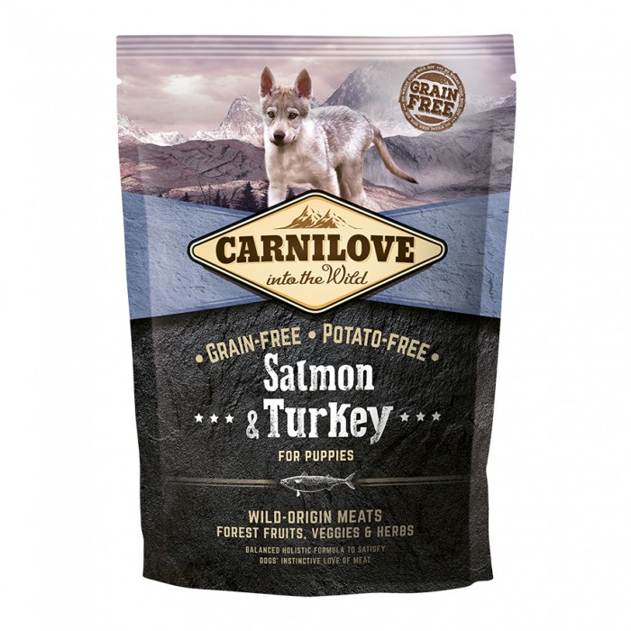 Alimentation pour chien - Carnilove Puppy Saumon & Dinde  pour chiens