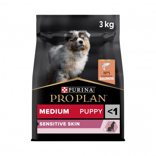 Alimentation pour chien - PURINA PROPLAN Medium Puppy Sensitive Skin OptiDerma Saumon pour chiens