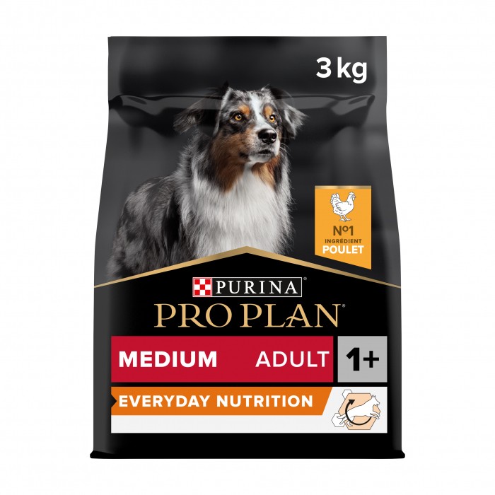 Alimentation pour chien - PRO PLAN Everyday Nutrition Medium Adult au Poulet - Croquettes pour chien pour chiens
