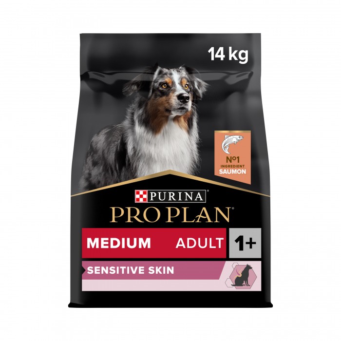 Care Friday - PRO PLAN Sensitive Skin Medium Adult au Saumon - Croquettes pour chien pour chiens