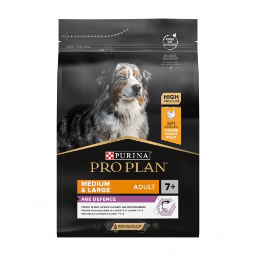 Alimentation pour chien - PURINA PROPLAN Medium & Large Adult 7+ OptiAge Poulet pour chiens