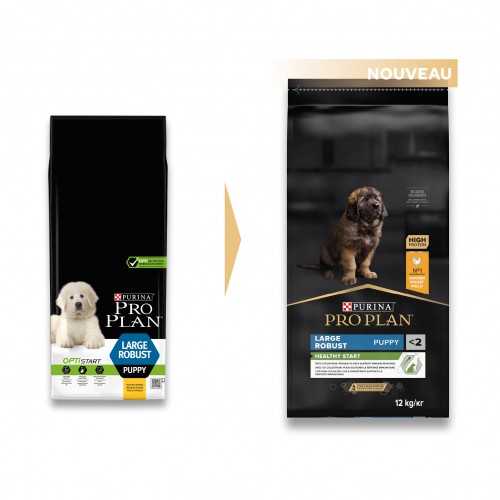 Alimentation pour chien - PRO PLAN Healthy Start Large Robust Puppy au Poulet - Croquettes pour chien pour chiens