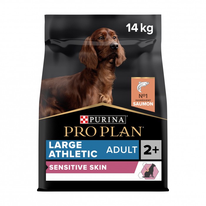 Alimentation pour chien - PRO PLAN Sensitive Skin Large Athletic Adult au Saumon - Croquettes pour chien pour chiens