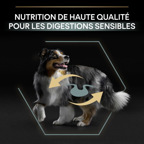 Alimentation pour chien - PRO PLAN Sensitive Digestion No Grain Medium & Large Adult à la Dinde - Croquettes pour chien pour chiens