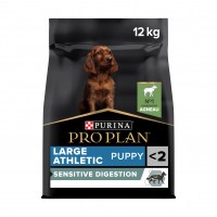 Croquettes pour chien - PRO PLAN Sensitive Digestion Large Athletic Puppy à la Agneau- Croquettes pour chien 