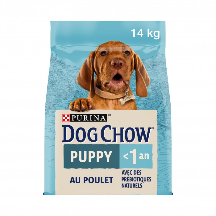 Alimentation pour chien - PURINA DOG CHOW Puppy au Poulet - Croquettes pour chiot pour chiens
