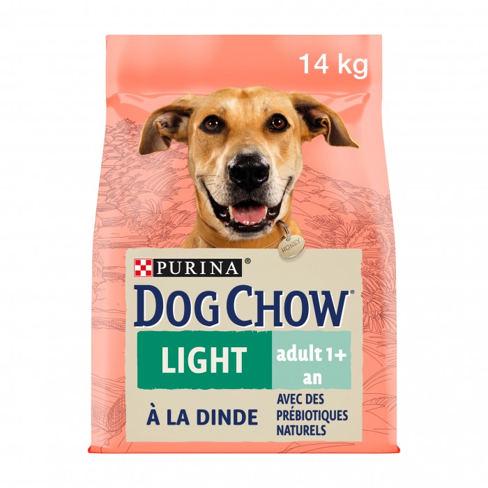 Alimentation pour chien - PURINA DOG CHOW Light Adult à la Dinde - Croquettes pour chien pour chiens