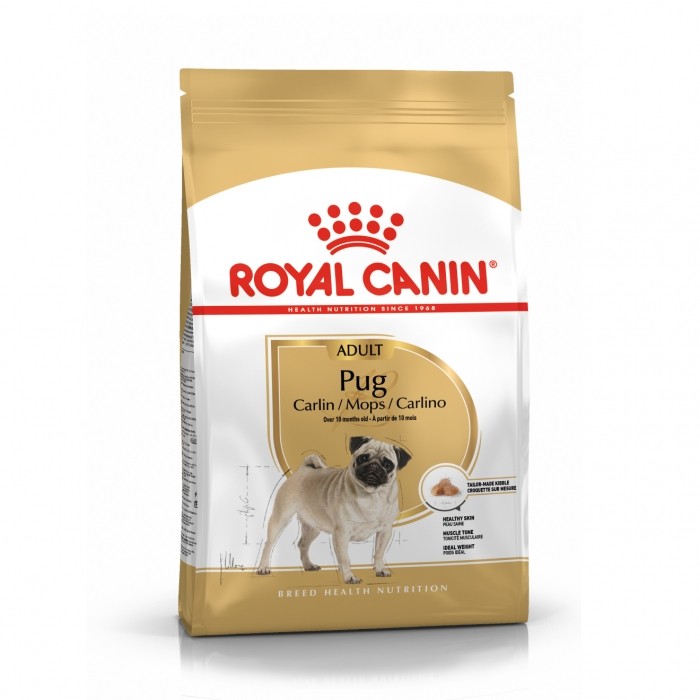 Alimentation pour chien - Royal Canin Carlin Adult (Pug) - Croquettes pour chien pour chiens