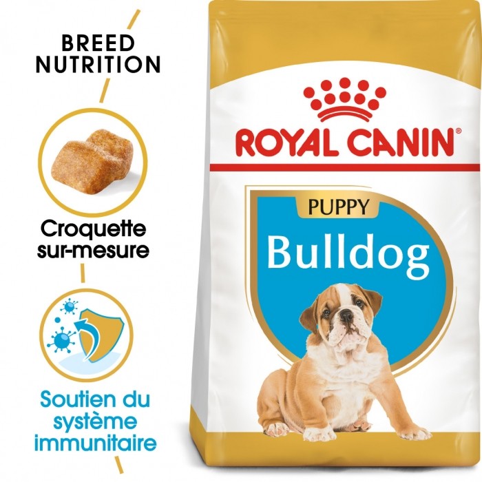 Alimentation pour chien - Royal Canin Bulldog Anglais Puppy - Croquettes pour chiot pour chiens