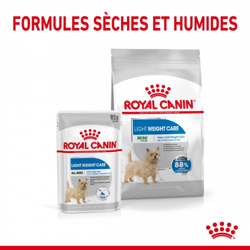 Alimentation pour chien - Royal Canin Mini Light Weight Care - Croquettes pour chien pour chiens