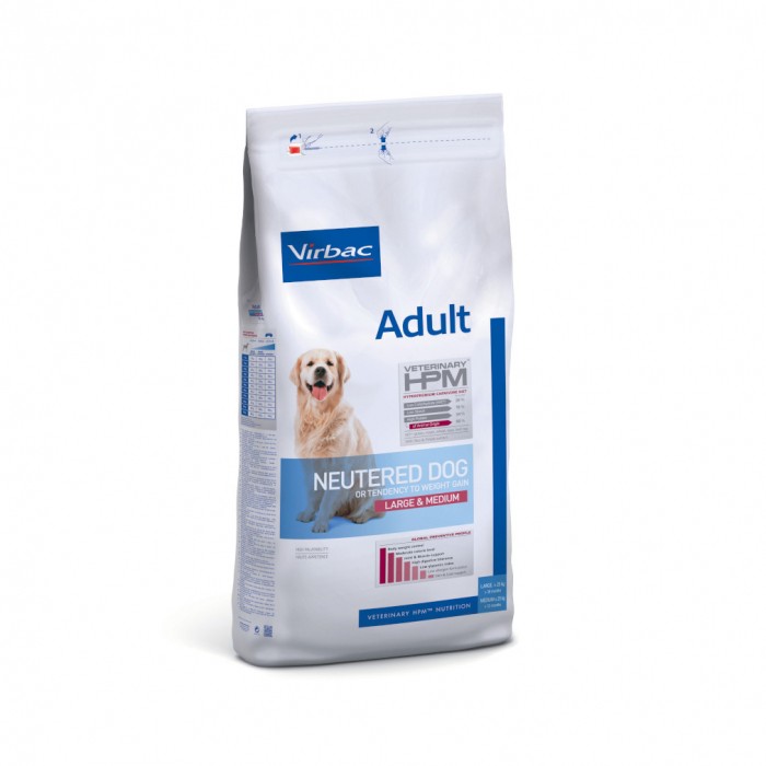 VIRBAC VETERINARY HPM Physiologique Adult Neutered Dog Medium & Large-Adult Neutered Dog Medium & La