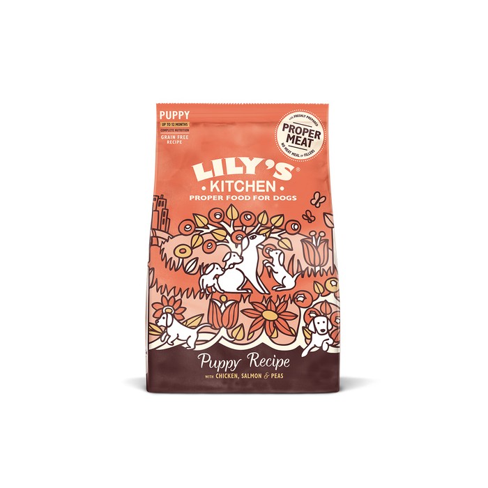 Alimentation pour chien - Lily's Kitchen Chiot Sans Céréales - Poulet et Saumon pour chiens