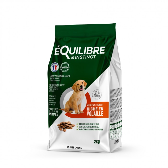 Alimentation pour chien - EQUILIBRE & INSTINCT Puppy pour chiens