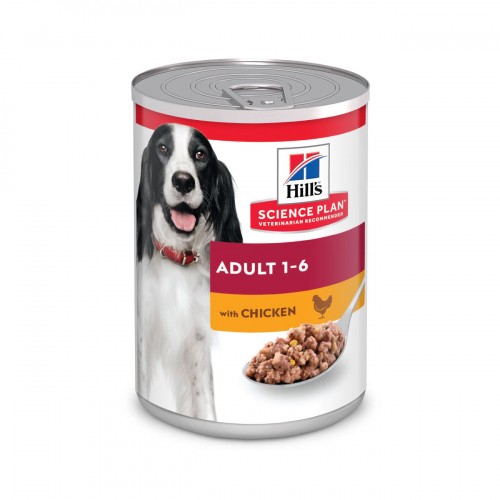 Alimentation pour chien - HILL'S Science Plan All Breed Adult en Boîtes au Poulet ou au Boeuf - Pâtée pour chien pour chiens